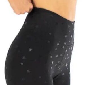NWT Tonal Foil Star Leggings